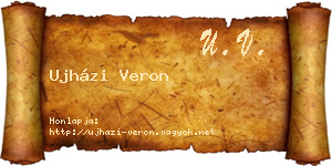 Ujházi Veron névjegykártya